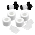 Miniatyrbilde 1 av 5: Filter 2x + 4 Pakk Filter Kompatibel Med Ionflex Duoclean Støvsuger Ic205 If100 If150 If160 If170 If1