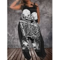 Pikkukuva 1 / 2: Halloween Bat Pumpkin Ghost Cute Print Naisten Haalarit Romperit Haalarit Yksiosaiset pellavaiset casual haalarit naisille style 10 S