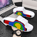 Miniatyrbild 1 av 5: Tofflor herr ytterkläder sommar sport kokos stepping bajs känsla halkfri mjuk sula flipflops utomhus strand tjock sula sandal 2025white 39-40