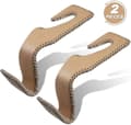 2 stycken bilnackstödkrokar, universal fordon baksäteskrok, beige