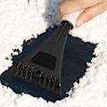 Miniatyrbilde 1 av 5: Isskrape for bilvindu, 25 cm, isskrape og snøsmelter med skumhåndtak, slitesterk isskrape for fjerning av snø fra bilvindu, isskuffeverktøy, svart