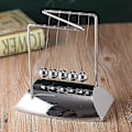 Miniatyrbillede 3 af 5: Balls Bring 5 Kugler, Z Formet Vugge, Elektropletteret Metalmateriale Kugler Med Base, Fysisk Gadget