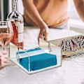 Miniatyrbillede 5 af 5: Akryl Servietholder, Med Holderstang, 17,8 X 17 X 8,9 Cm Til Bord, Fester Hjemme, Transparent