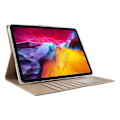 Pikkukuva 2 / 5: HANMAN Mill -sarjan yhteensopiva iPad Pro 11-tuumaiselle (2018) / (2020) / (2021) / iPad Air (2020) / (2022) -laitteelle, iskunkestävä PU-nahkainen tablettikotelo Champagne