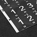 Miniatyrbillede 4 af 4: Elektronisk Klaver Keyboard Klistermærke 49/54/61 Tangenter Transparent Musik Mærkat Noder til Begyndere