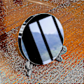 Miniatyrbilde 3 av 5: Sort Obsidian Spåspeil, Naturlig Sort Obsidian Spåspeil for Feng Shui med Stativ, Yoga Energi Speil Interiør