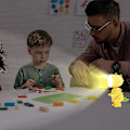 Miniatyrbilde 3 av 5: Dinosaur Skrivebordslampe - Dyrelampe | Multifunksjonell Nattlampe for Stue og Studierom, Skrivebordslampe for Barn og Tenåringer
