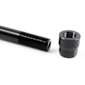 Pikkukuva 5 / 5: Pyörän läpiakselin mutterit M12x1.0mm, 1.0mm kierteellä, M12 navat, putkiakseli, skewer-korkki, 1.0mm kierteiden väli, pyörävarusteet