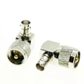 Miniatyrbilde 1 av 3: 1 stk. høykvalitets Q9 BNC hunn til UHF PL259 SO239 PL-259 SO-239 hann 90 graders rettvinklet kontakt messing RF-kontaktadapter