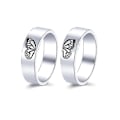 Pikkukuva 1 / 5: Trendikkäät Punk-sormukset Alloy Butterfly Stacking Ring Opiskelijoille Teineille Siskolle 2 kpl