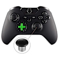 Miniatyrbild 3 av 5: 6-i-1 Utbytbara Tumspaksgrepp Ersättningsdelar För One Elite Controller - Svart