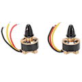 Miniatyrbillede 1 af 5: 2 stk. RC 1306 3100KV børsteløs motor, stærkt tryk, lav støj, stabil, bærbar, holdbar RC fly børsteløs motor