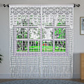 Miniatyrbild 5 av 5: 2 st Macrame Spetsdörrgardiner för dörröppningar, rumsavdelare dörröppning Hippie fönsterpanel rumsavdelare vägg garderob gardiner för sovrum garderobsdörr