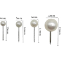 Miniatyrbillede 3 af 4: 400 stk Små Perlehoved Push Pins Kort Tommelfinger Tacks Opslagstavle Push Pins Hvide Metal Push Pins Dekorative Håndværk Tommelfinger Tacks Plastik Pushpins