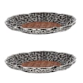Miniatyrbild 3 av 3: Teacup Pads Hemmabruk Flerfärgad Lotus Underlägg Bordskydd 2st