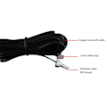 Miniatyrbillede 3 af 4: 10k Ntc Termistor Linjekabel Temperatur Sensor Probe 1m Længde Med M6 Gevind Til Temperaturregulator