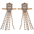 Miniatyrbilde 2 av 2: 2 stk. Robust Legering Duske Dekor Med Rhinestone Sjarm Mye Brukt Sko Ornament Støvelanheng