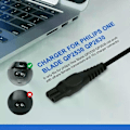 Miniatyrbillede 3 af 5: 8V USB-ladekabel strømledning til Philips til Norelco One blade QP2530 QP2630 HQ850 HQ912 HQ913 HQ914 HQ915 Trimmer Barbermaskine