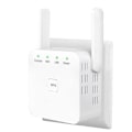 Miniatyrbild 1 av 5: WLAN-förstärkare, Ultraxtendex WLAN-repeater med 4 antenner, 300 Mbit/s WiFi-förstärkare med dubbel LAN-anslutning, kompatibel med 99% standard WiFi