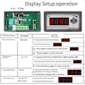 Miniatyrbild 5 av 5: Digital Display Potentiometer Variabelt Motstånd 10k Ω Resistans Signalsimulator för Hastighetskontroll Utgåva 2