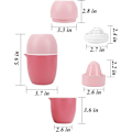 Miniatyrbillede 2 af 5: Manuel Citruspresser med Unikt Citronformet Design To Anvendelsesmåder til Forskellige Frugter (pink) 15*10cm Jiujiuso