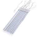 Pikkukuva 4 / 5: LED-valot juhliin, suihku, sade, joulukuusi, puutarha, ulkokäyttöön, violetti Q