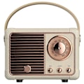 Miniatyrbild 1 av 5: HM11 2:a Gen Retro Bluetooth Högtalare Portabel Trådlös Högtalare Stöd U-Disk TF-kort AUX White