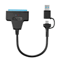 Miniatyrbillede 1 af 5: USB 3.0 til 2.5\" SATA III Harddisk Adapter Kabel - SATA til USB3.0 Konverter