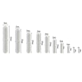 Miniatyrbilde 4 av 5: 10 stk PTFE Magnetisk Røreren Mixer Rør Stang Spinbar Rør for Lab Bruk Hvit Farge