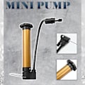 Pikkukuva 1 / 5: Kannettava Mini Pumppu Mini Polkupyörän Pumppu Käsikäyttöinen Ilmapumppu Keltainen