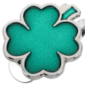 Miniatyrbillede 2 af 3: Clover Golfboldmarkører Med Golfboldmarkør Hat Clip Putting Green Golftilbehør Til Mænd Og Kvinder Unik Shamrock Golfboldmarkør