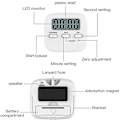 Miniatyrbillede 2 af 5: Elektronisk Køkken Timer, Magnetisk Køkken Timer, Digital Køkken Timer, Magnetisk Køkken