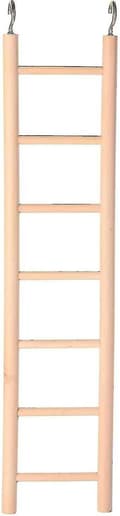Trästege med beige, 32 cm
