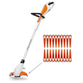 Pikkukuva 3 / 5: 100 kpl STIHL Polycut 2-2 ABS -leikkuuteriä, ruohonleikkurin varaosat SZRH A-F Edition d