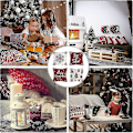 Miniatyrbild 5 av 5: Kuddöverdrag Jul, Set med 4 Jul Kuddöverdrag 45x45 Cm Jul Dekorativa Kuddöverdrag