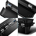 Miniatyrbild 3 av 5: Ps4 Slim Spelkonsol Hub, 4 Usb Portar Hub, Expansionsadapter