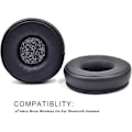 Miniatyrbilde 2 av 5: Protein Leather Erstatningsøreputer Øreputer Øreputer For Jabra Move Wireless On-ear Bluetooth Hodetelefoner (svart)