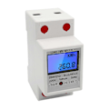 Pikkukuva 1 / 5: Yksivaiheinen DIN-kiskoon asennettava energiamittari 5-80a 220v 50hz elektroninen Kwh-mittari LCD-taustavalolla digitaalinen näyttö Ddm15sd