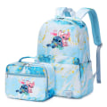 Pikkukuva 1 / 5: 2 kpl Disney Lilo Stitch Multi Pocket -reppu lounaskassirepulla style 9