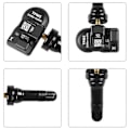 Miniatyrbild 4 av 5: 4 st Programmerbara MX Sensor TPMS Däcktrycksövervakningssensor 315MHZ 433MHZ Universal 2 i 1 Reparation