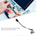 Miniatyrbillede 2 af 5: Laptop Indbygget DC-stik til Vostro 3400 3401 3405 Interface DC Opladningsinterface Udskiftning