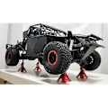 Pikkukuva 4 / 5: 4kpl Metallinen Korkeussäädettävä 6 Tonnin Tunkin Korjausteline 1/10 Rc Crawler -auto Axial Scx10 90046 Traxl