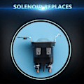 Miniatyrbilde 4 av 5: Starter Elektromagnetisk Passer for 762-1261-211-50 762-1261-211-51 12V 100A 4 Terminaler og MTD La