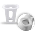Miniatyrbillede 3 af 5: 50 Stykker Plastik Have Net Kopper Plantekurv Sæt Have Mesh Slidsede Planteskole Net Potte til Hydroponics Aquaponics Orkideer
