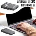 Pikkukuva 3 / 5: TF-kortinlukija USB TYPE C- ja USB-liitäntäadapteri varustettu kortinpoistoneulalla