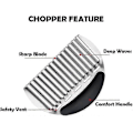 Miniatyrbilde 3 av 5: Kraftig Crinkle Cutter i Rustfritt Stål Bølgekutter Pommes Frites Kutter for Poteter Gulrot Chips og Frukt, Grønnsaker, Poteter, Løk
