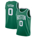 Miniatyrbild 1 av 2: Herr Dam Baskettröja IRVING 11# TATUM 0# WALKER 8# vuxen Mode Topp t-shirt Sport Löpgröna T-shirts #0 L