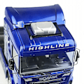 Pikkukuva 4 / 5: Metallinen simulaatio kattoluukku 1/14 Rc Traktori Kuorma-autolle King Hauler Gl Scania R620 Actros 3363 Arocs Ma