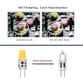 Miniatyrbillede 3 af 4: Gy6.35 Led Lampe Epistar Safir Lampe Perler 1508 5w Ac/dc12vcob Pendel Lampe Indsats Led Lys Kilde Halogen Pære (ikke-dæmpbar, 5 Pak)