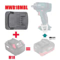 Milwaukee 18V Lithium Batteri Konverter Adapter Til Metabo 18V Lithium-ion Elværktøj